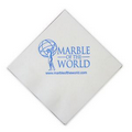 3 Ply White Beverage Napkin